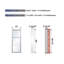 Armoire de rangement murale ouverte ou encastrée en chrome anodisé l 12 po x H 36 po-1677948903
