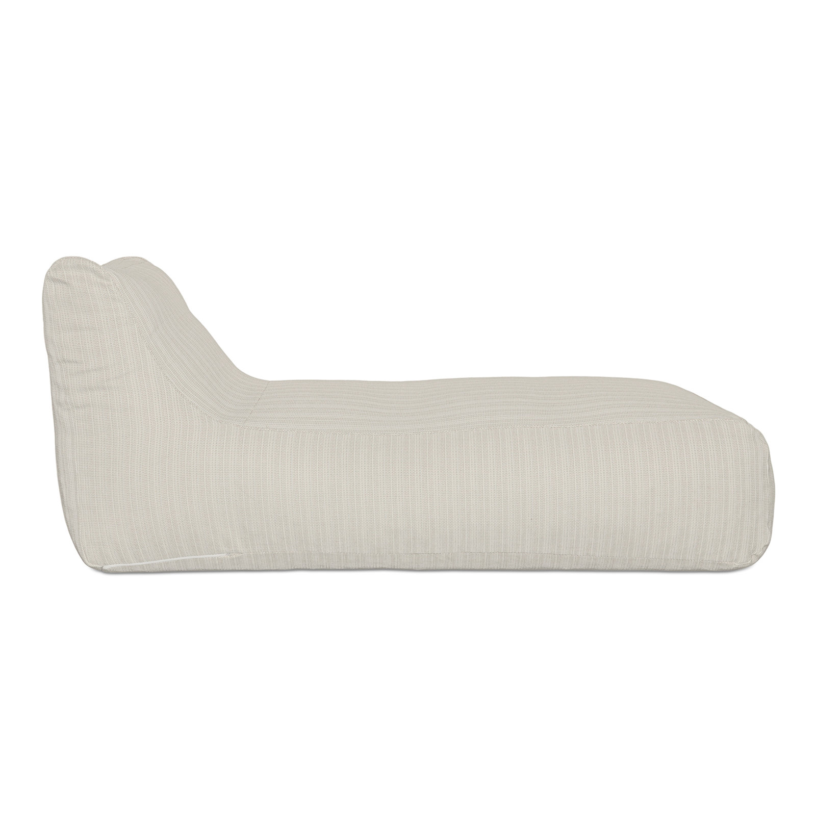32" Patio Chaise Lounge, Cream