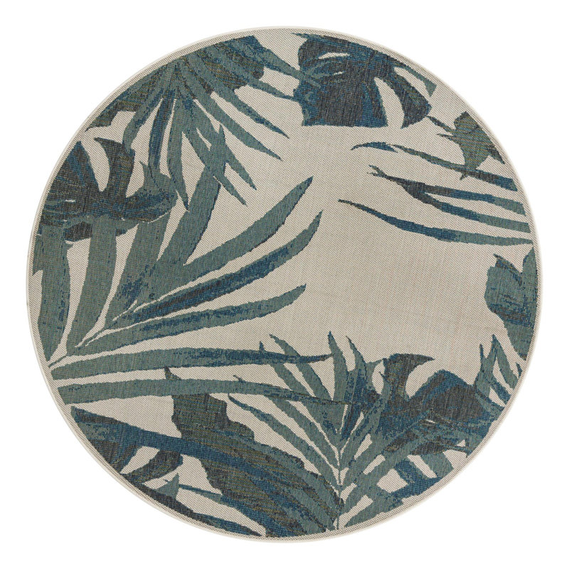 Mount Washington Indoor/Outdoor Rug, Round 5'3"