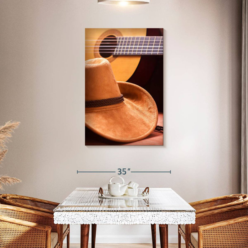 Abarca Country Hat et guitare, H 45 po x l 30 po