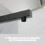 Bras de douche mural 16 po-112513611