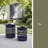 Outdoor Metal S/2 End Table-394866532