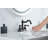 2-handle Bathroom Faucet with Drain Assembly-87982045