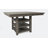 Kenia Extendable Solid Pine Wood Pedestal Dining Set-91849356