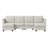 Upholstered Chenille U-Shaped  Modular Sectional Sofa-858565767-858565764