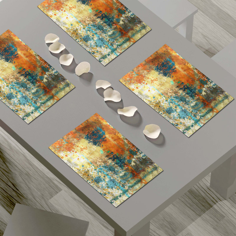 Napperon abstrait en polyester