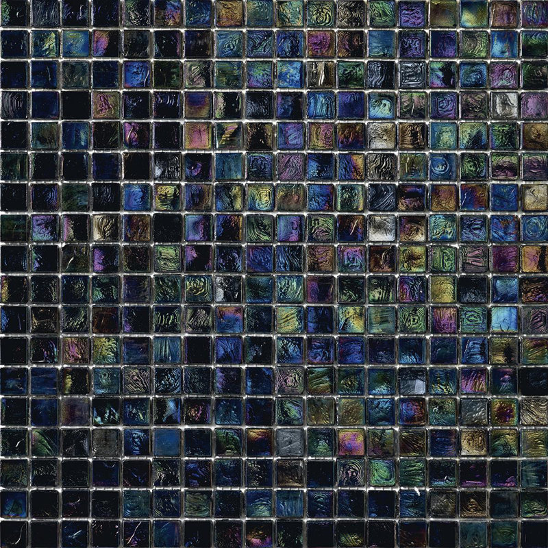 Orchis 5/8" x 5/8" Iridescent Glass Mosaic