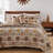 Greenland Home Fashions Andorra Multicolor  3-Piece Queen Size Quilt Set, 90x90 Inch-1337437673