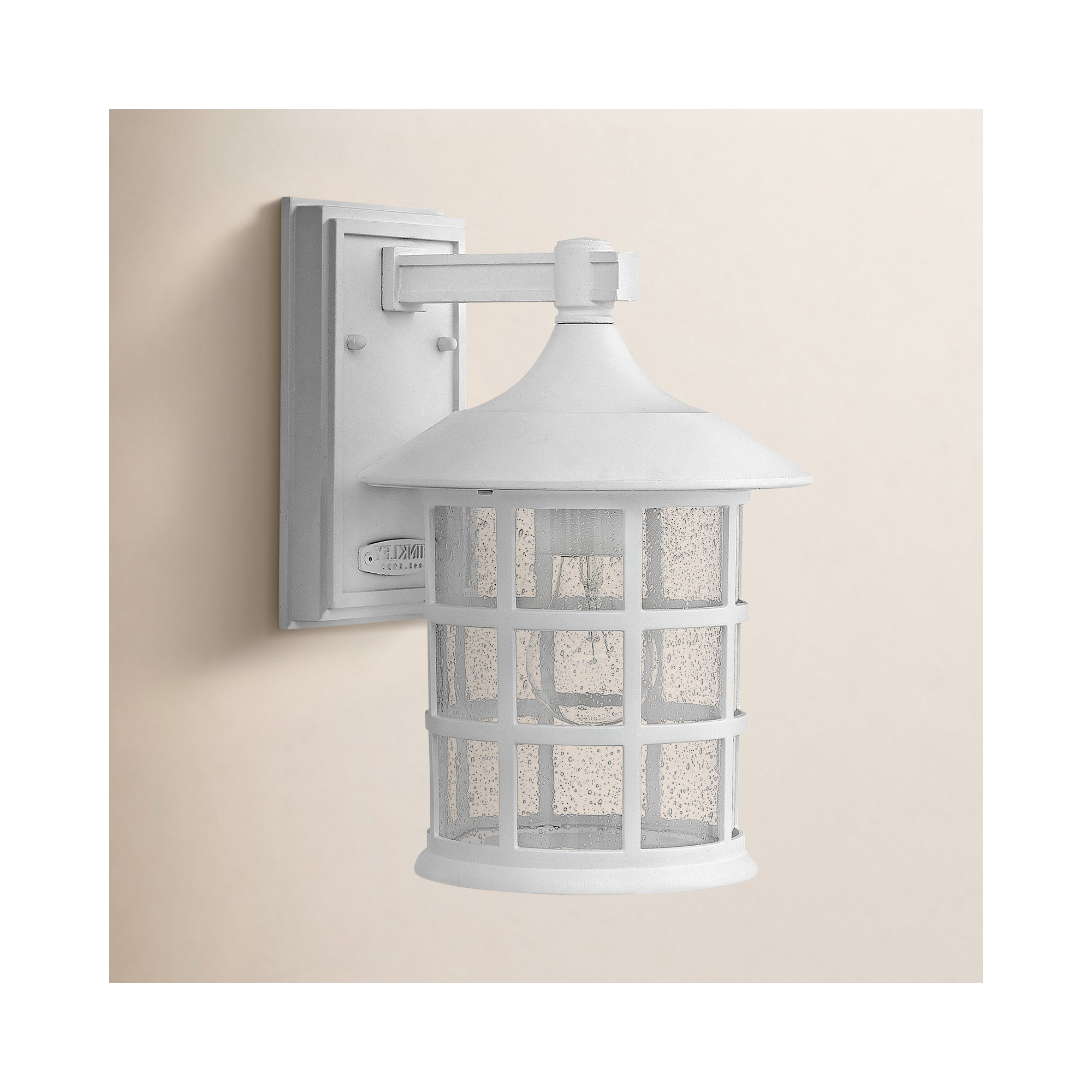 Freeport White 1 - Bulb Outdoor Wall Lantern, 12.25" H x 8" W x 9" D, White
