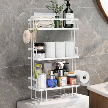 Rebrilliant Arinola Metal Adhesive Bathroom Shelves