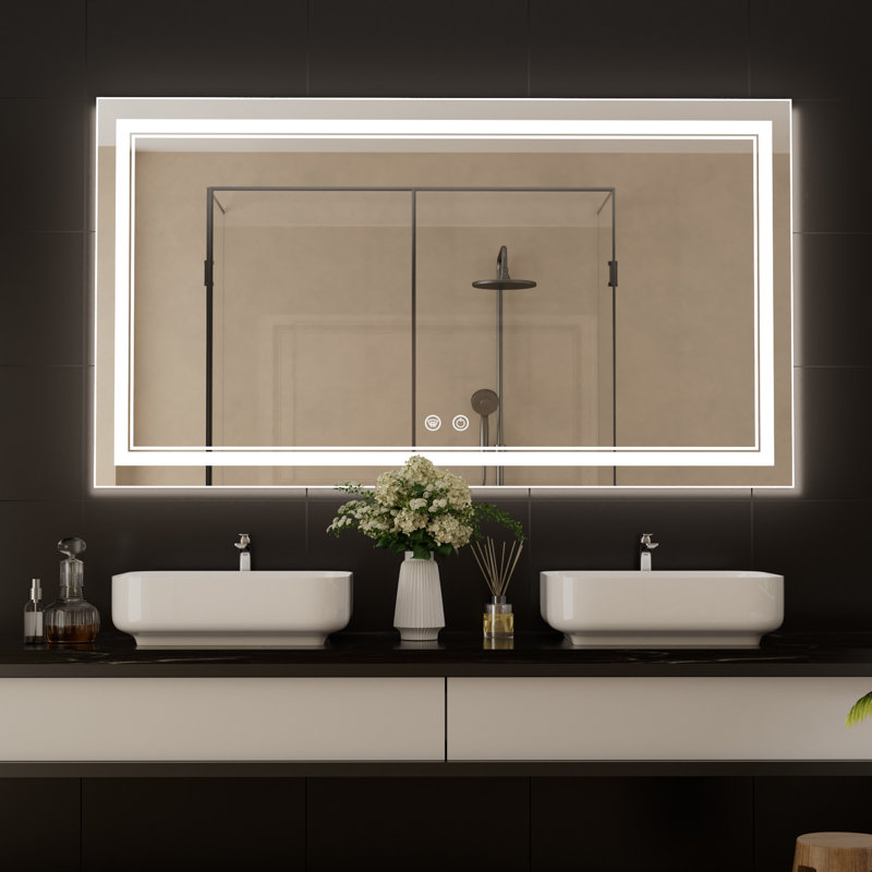 Miroir de salle de bain Kaelia, 30 po x 55 po
