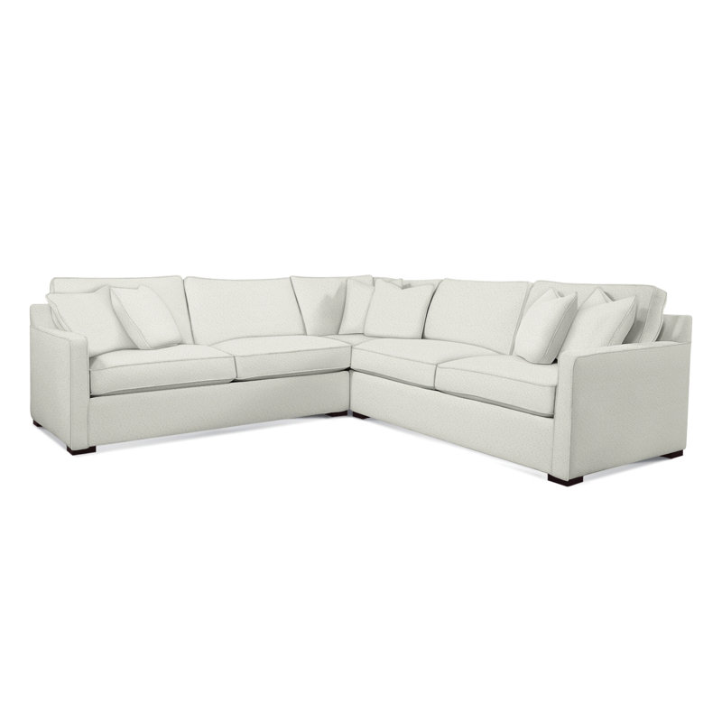 Canapé modulaire rembourré 3 pièces Brentwood, Rayures bleues / beiges 0209-61, Java