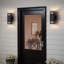 Adeen 12" Modern Outdoor Wall Light In 2 Lights With Aluminum