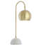 Lampe de table arquée blanche 23,5 po Borrego