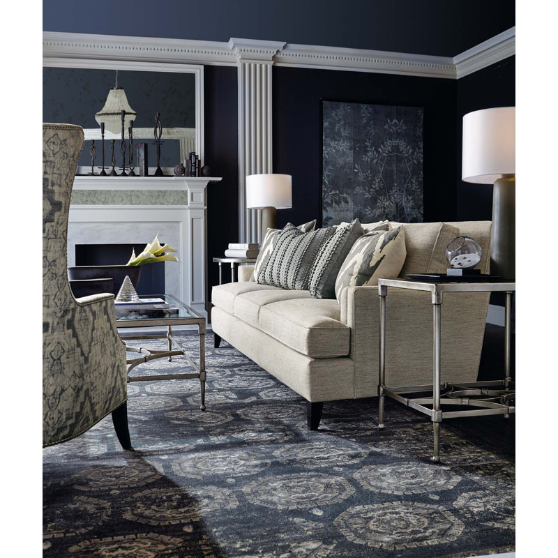 Addison Upholstered 91.5'' Sofa, Mocha, Tan/Brown Chenille 1548-020