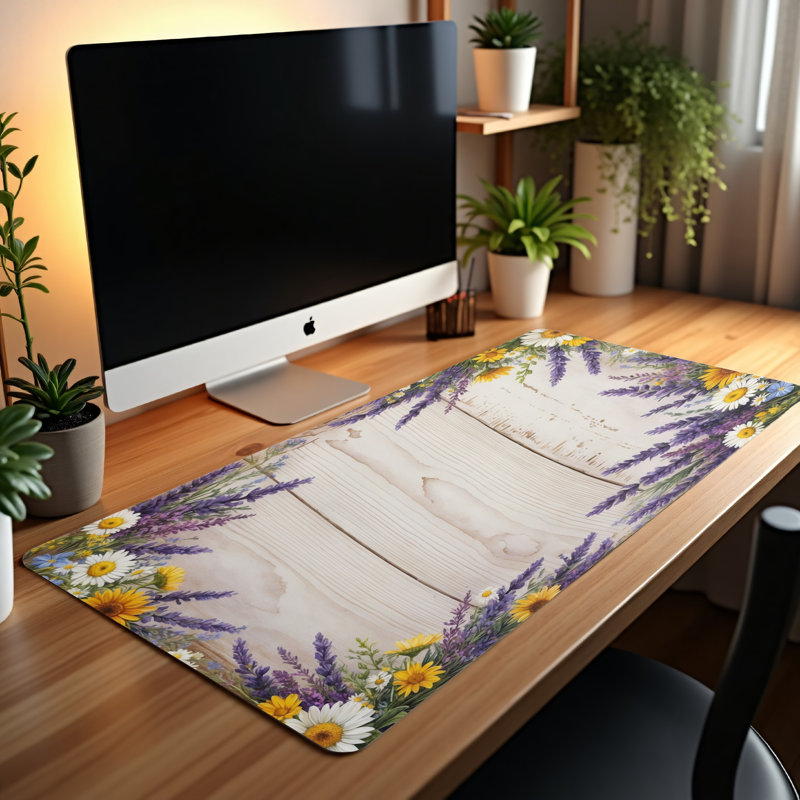 Polyester Desk Pad, 14.4x12.1