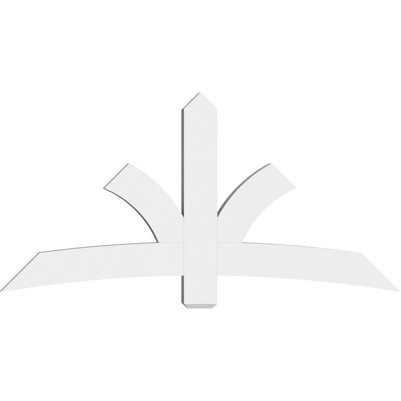 Support pour pignon Davenport, H 36 po x l 72 po (pas: 12/12), P 4 po x F 6 po, PVC