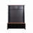 Hall Tree with 6 Hooks, Practical Walnut Entryway Bench with Adjustable Shelves-863387145
