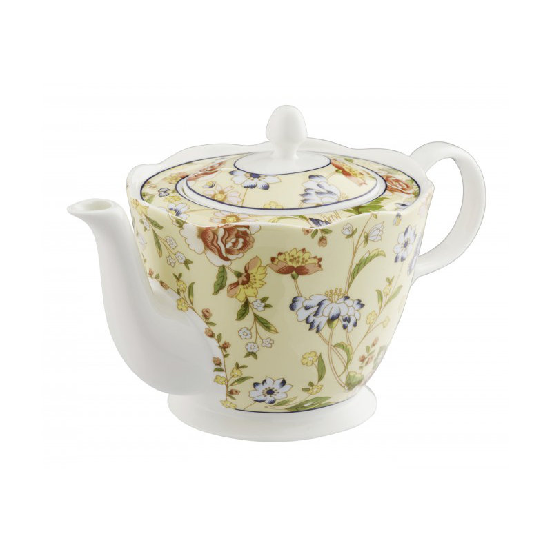 Belleek Home Cottage Garden 1ml Floral Teapot