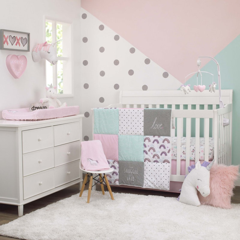 Couverture de bébé snuggles super doux à corail en polaire licorne