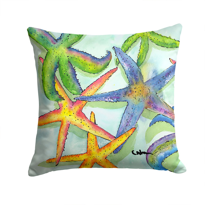 Starfish Indoor/Outdoor Throw Pillow