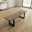 Alderson Powder Coated Steel Outdoor Bench