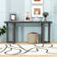 Console d'entrée moderne avec motif géométrique et pieds robustes pour le couloir ou le salon-46148830