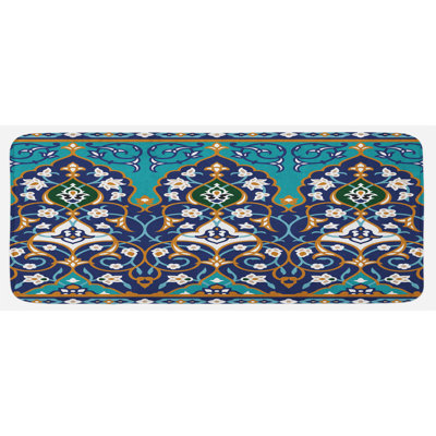 Eclectic Polyester Kitchen Mat