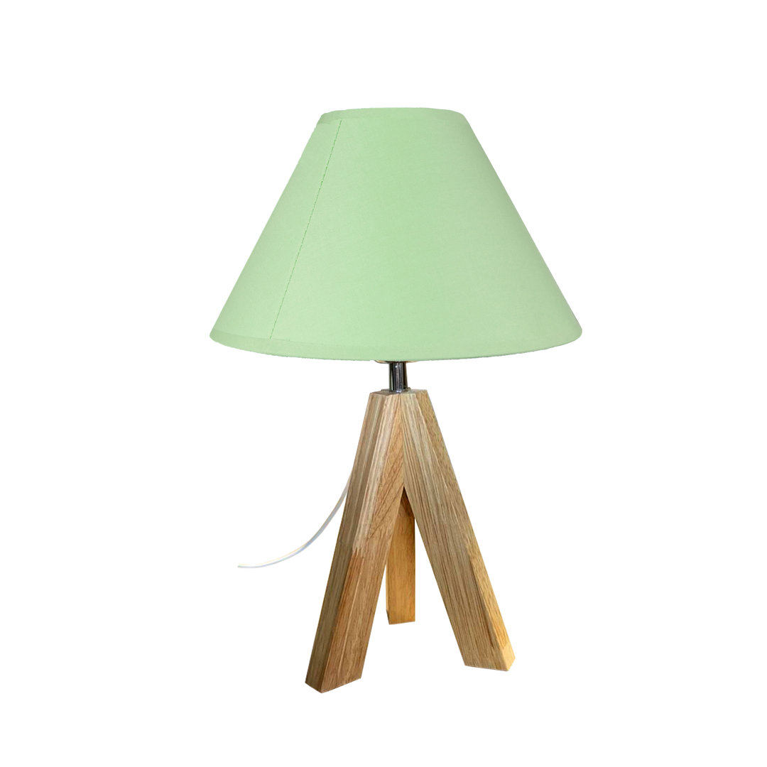 Rucki Wood Tripod Lamp