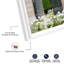 «Luxury White Rose Path Shadowbox Print», photographie de mode par Notoriart, cadre blanc, 10 x 15-125587339-125587342