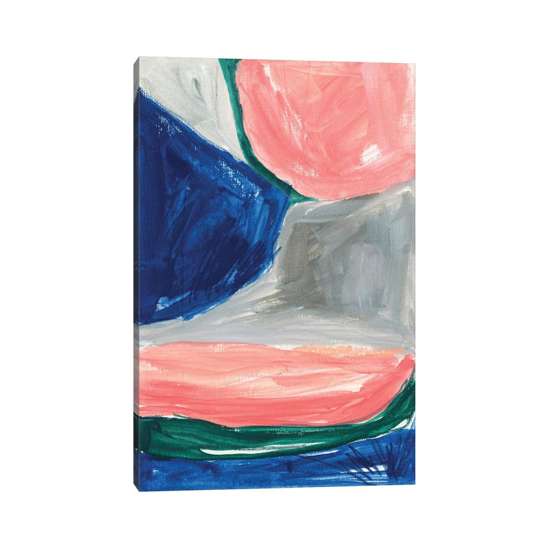 Painterly Color Block by Joy Ting - Wrapped Canvas Gallery-Wrapped Canvas Giclée, 30.48 cm H x 20.32cm W