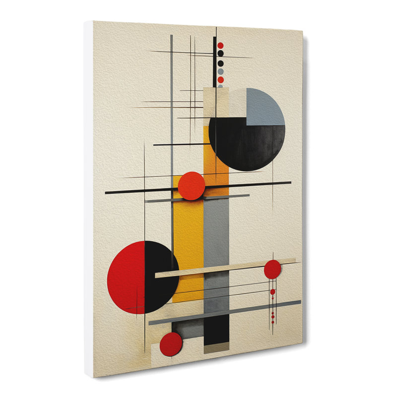 Bauhaus Constructivism - Wrapped Canvas, 76cm H x 50cm W x 3cm D