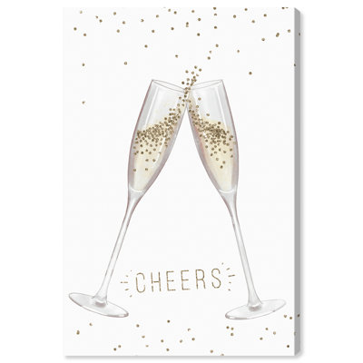 " Cheers Champagne Glass "