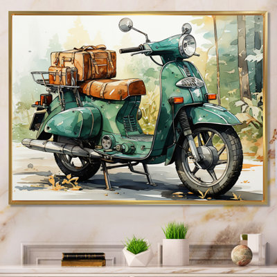 " Green Scooter All Purpose Utility "