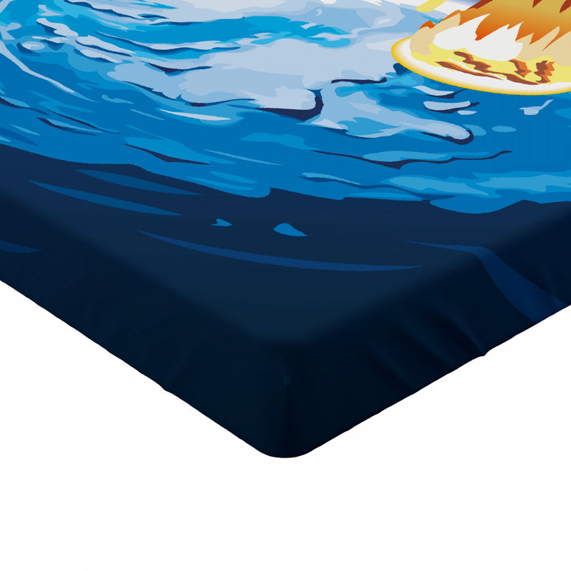 Microfiber Abstract Fitted Sheet, Full Fitted Sheet
