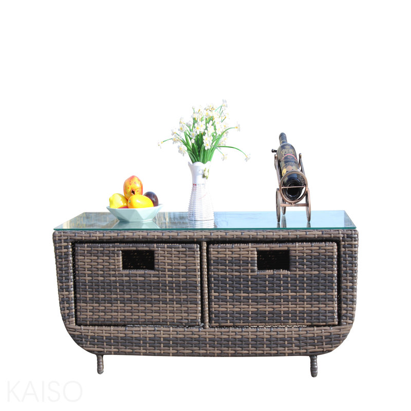 Coffee Table with tempered glass