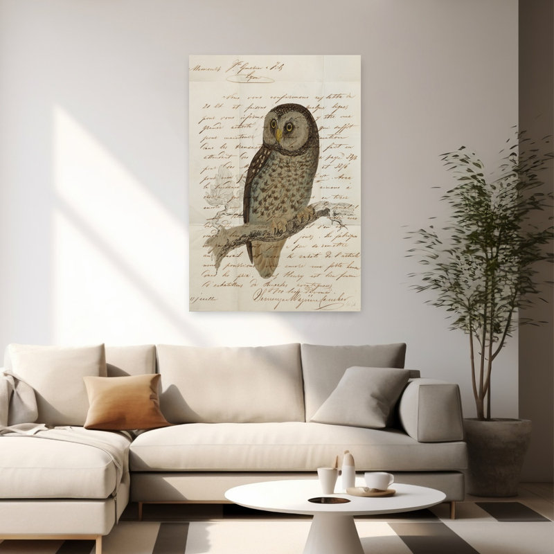 Hibou boréal, H 60 po x l 40 po