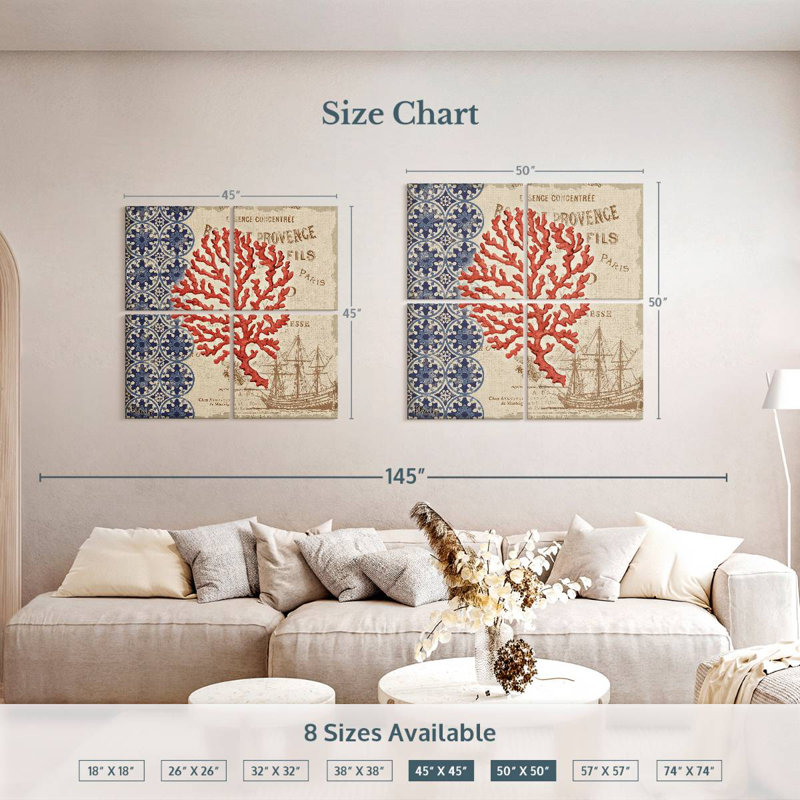 Brampt Burlap Coral I