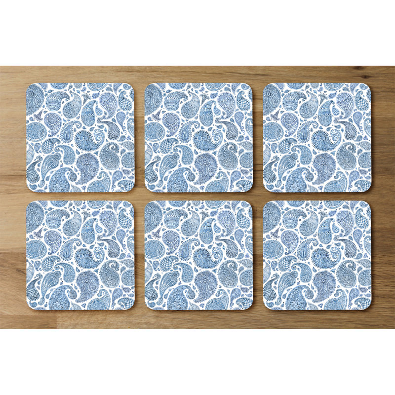 Square 6 Piece Coaster Set