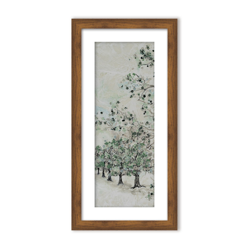 Nature Inspired "Budding Spring" Canvas Wall Art By , 16" H x 8" W x 2.375" D, Framed Canvas, White