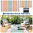 Boho Outdoor Rug Waterproof Reversible Plastic Straw Mat – Collapsible, Durable, Easy to Clean, for Patio, Deck, Balcony, Backyard, Porch, RV Camping-1067900437-1067900442