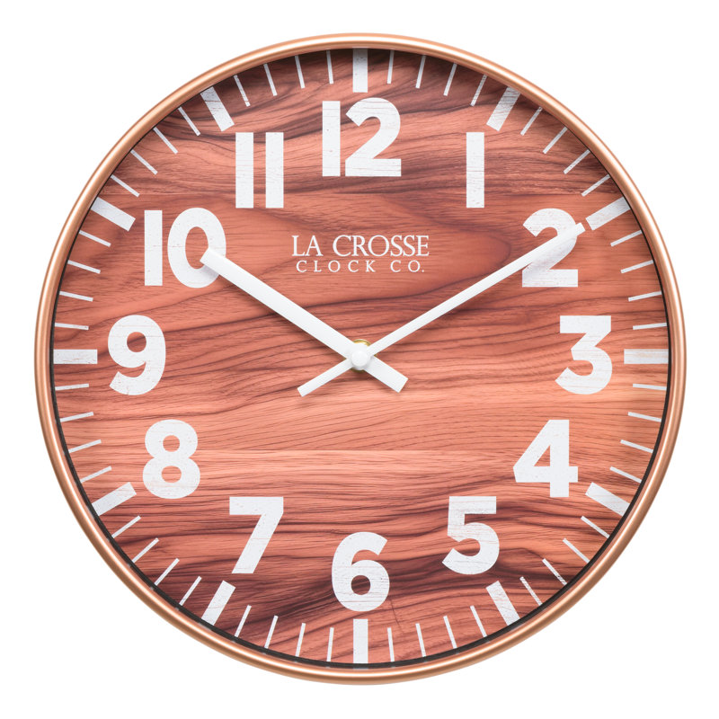 Horloge murale analogique 10,8 pouces Atwood Quartz