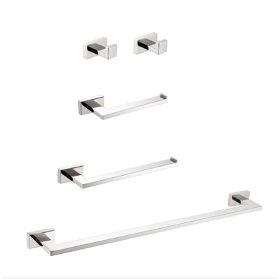 Ensemble de quincaillerie de salle de bain 5 pièces