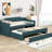 Twin Size Daybed With Trundle And 3 Drawer Enhancements For A Practical Bedroom Decor Combinations Style-718873050