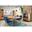 Laimondo Manufactured Wood + Natural Oak Veneer Extendable Dining Table 140-200 cm