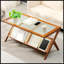 Table basse en rotin