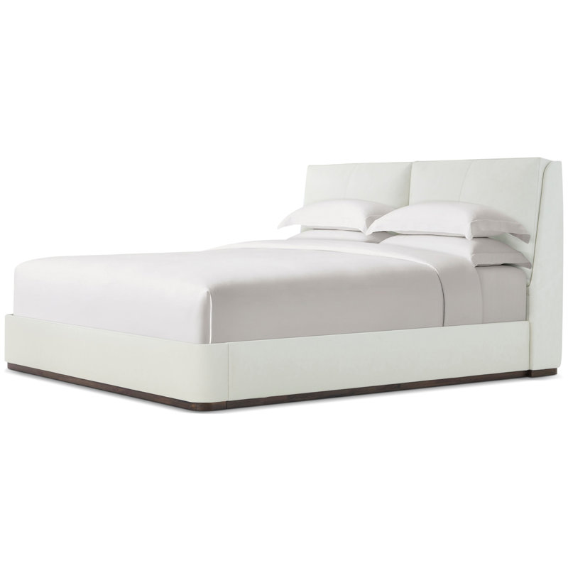Vienna Upholstered Bed, White, King