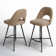 Etna Swivel Upholstered Counter Stool with Metal Frame