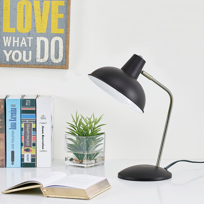 Vaness Metal Desk Lamp, Black