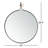 Kash Metal Flat Wall Mirror